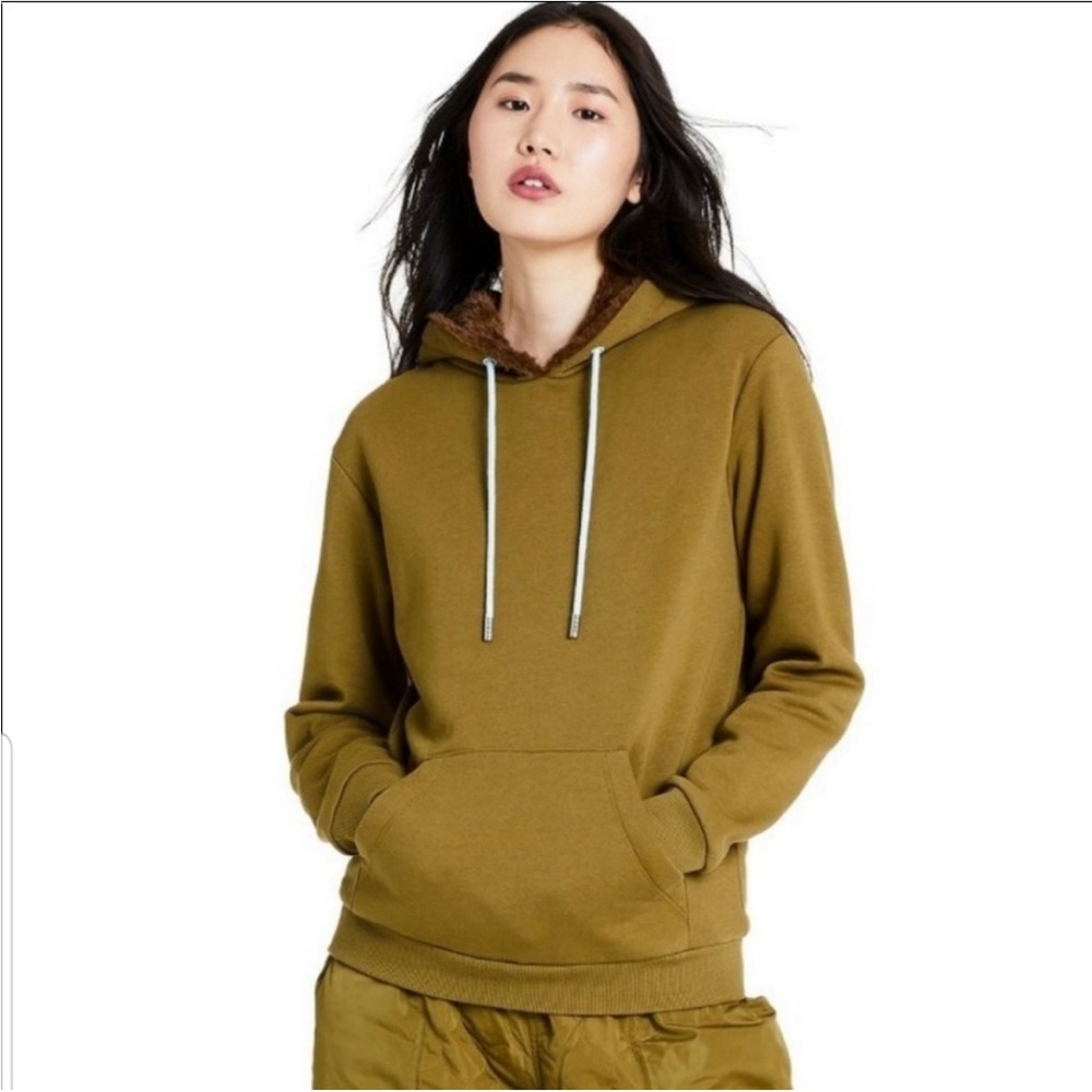 Sandy Liang X Target faux fur hooded sweatshirt 1X NWT